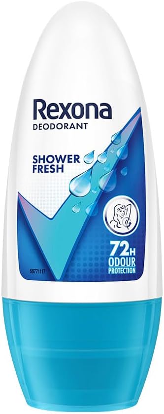 Rexona Shower Fresh Underarm Roll on Deodorant for Women 50 ml