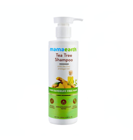 Mamaearth Tea Tree Shampoo for Dandruff & Oil Control 250ml