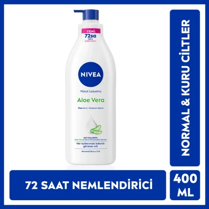 NIVEA Aloe Vera 72H Moisturizing Body Lotion – 400ml