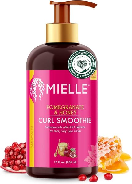 Mielle Organics Pomegranate & Honey Curl Smoothie, 12 Ounce (355 ml) (Pack of 1)