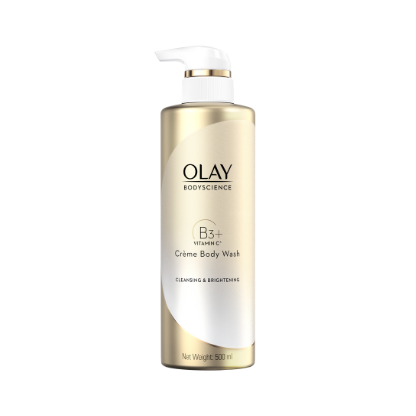Olay BODYSCIENCE Cleansing & Brightening Crème Body Wash 500ML