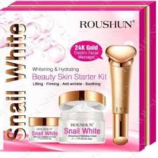Roushun Snail White Whitening & Hydrating Beauty Skin Starter Kit