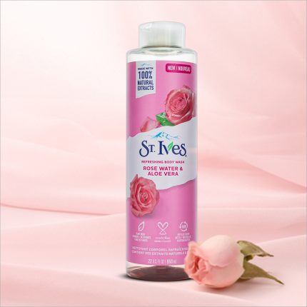 St. Ives Rose Water & Aloe Vera Refreshing Body Wash 473ml
