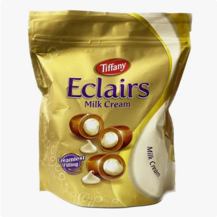 Tiffany Eclairs Milk Cream Toffee – 550g (UAE)