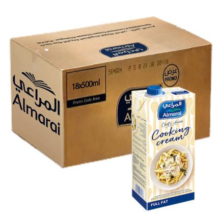 Full Fat Cooking Cream Almarai 18x500ml