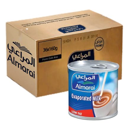 Almarai Low Fat Evaporated Milk 36x160g
