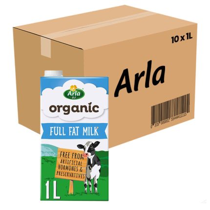 Arla Organic Milk Full Fat 10 x 1L