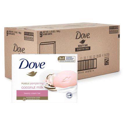 Dove Purely Pampering Coconut Milk Beauty Cream Bar Soap 125g 72x125g