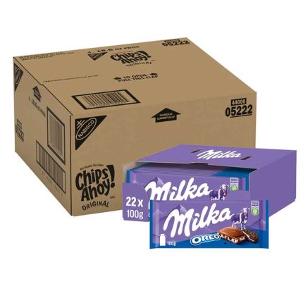 Milka Oreo Biscuit Chocolate 4x22x100g