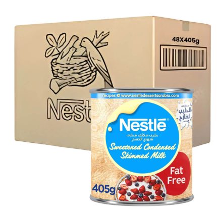 Nestle Sweetened Condensed Milk Fat Free 48x405g