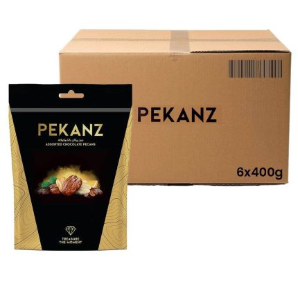 Pekanz Pecan Coated with Assorted Chocolate Bag 6x400g