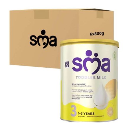 SMA Stage 3 (1-3 Years) Toddler Milk 6x800g English Label