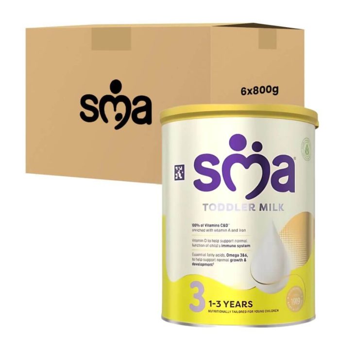 Sma Label SMA Stage 3 (1-3 Years) Toddler Milk 6x800g English Label – Bright Sea ...