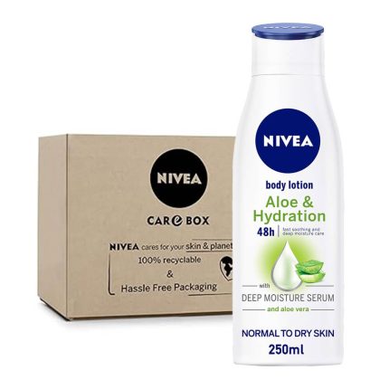 Nivea Body Lotion Aloe and Hydration 12x250ml