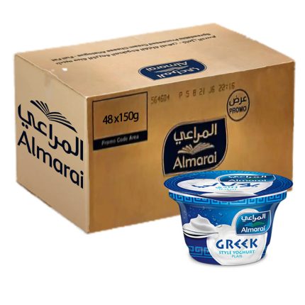 Almarai Greek Style Yoghurt Plain 48x150g