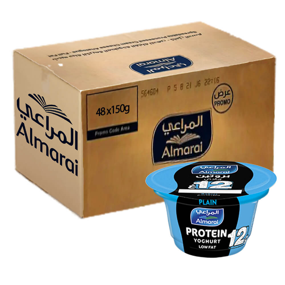 Almarai-Low-Fat-Plain-Protein-Yoghurt-48x150g