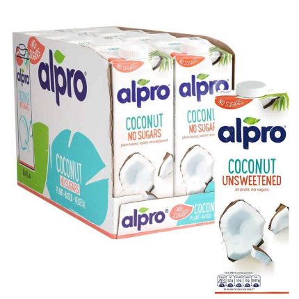 Alpro Coconut Milk No Sugar 8x1Ltr