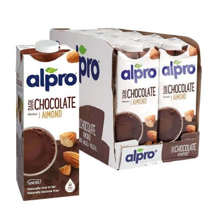 Alpro Dark Chocolate Almond 8x1Ltr