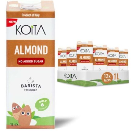 Koita Almond Milk No Added Sugar 12x1ltr