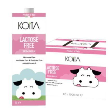 Koita Lactose Free Skim Milk 12x1ltr