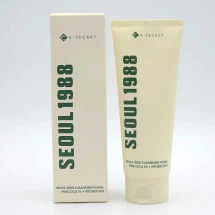 K-SECRET Seoul 1988 Cleansing Foam : Pine Cica 1% + Probiotics 150ml K-Beauty