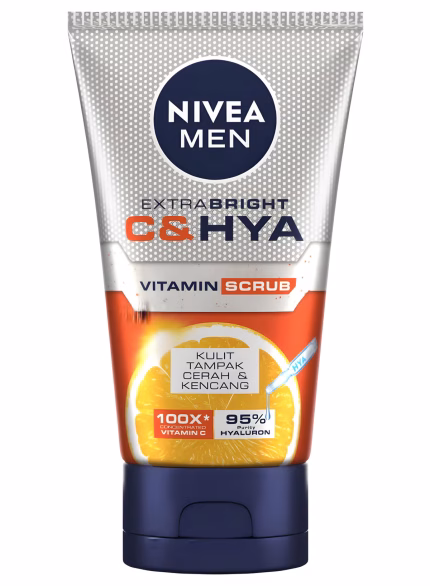 NIVEA MEN EXTRA BRIGHT C& HYA VITAMIN SCRUB 100 ml